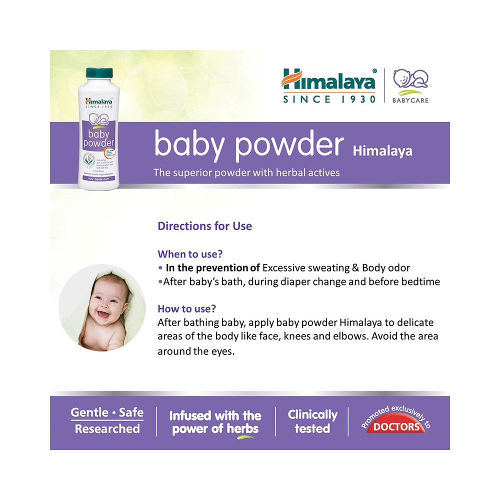 Himalaya Baby Powder | Keeps Baby's Skin Soft & Dry | Paraben-Free - Image 6