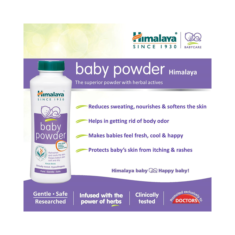 Himalaya Baby Powder | Keeps Baby's Skin Soft & Dry | Paraben-Free - Image 3