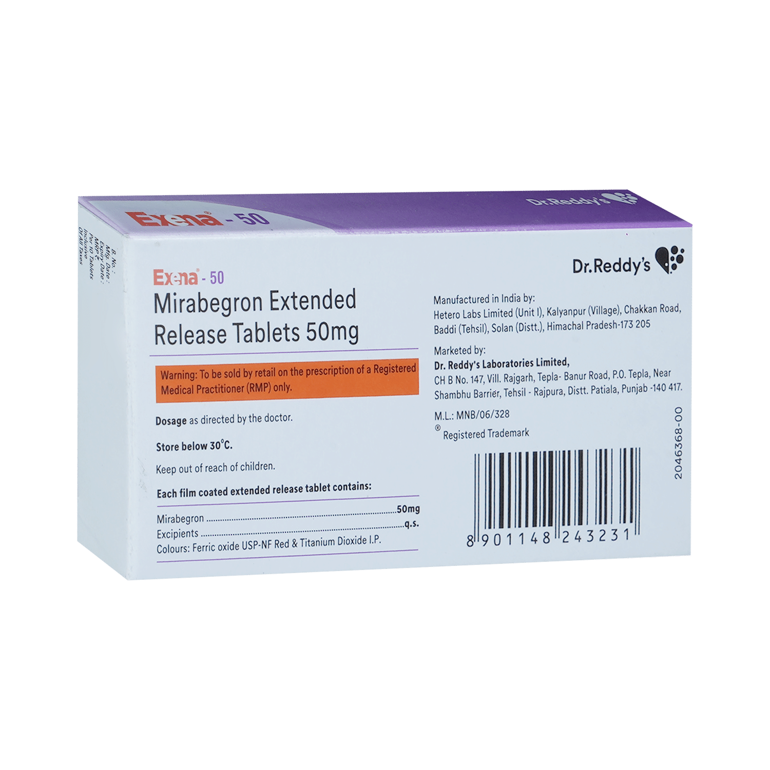 Exena 50 Tablet ER - Image 3