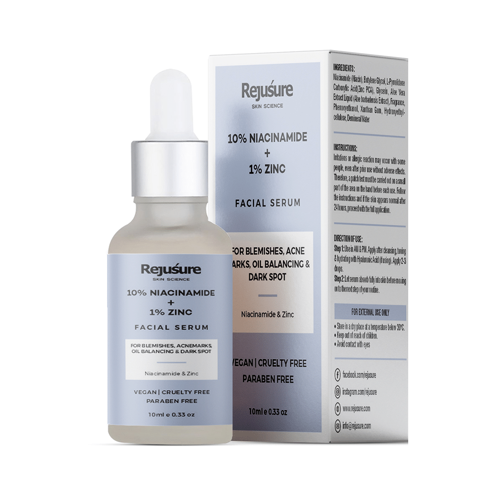 Rejusure 10% Niacinamide + 1% Zinc Facial Serum - Image 1