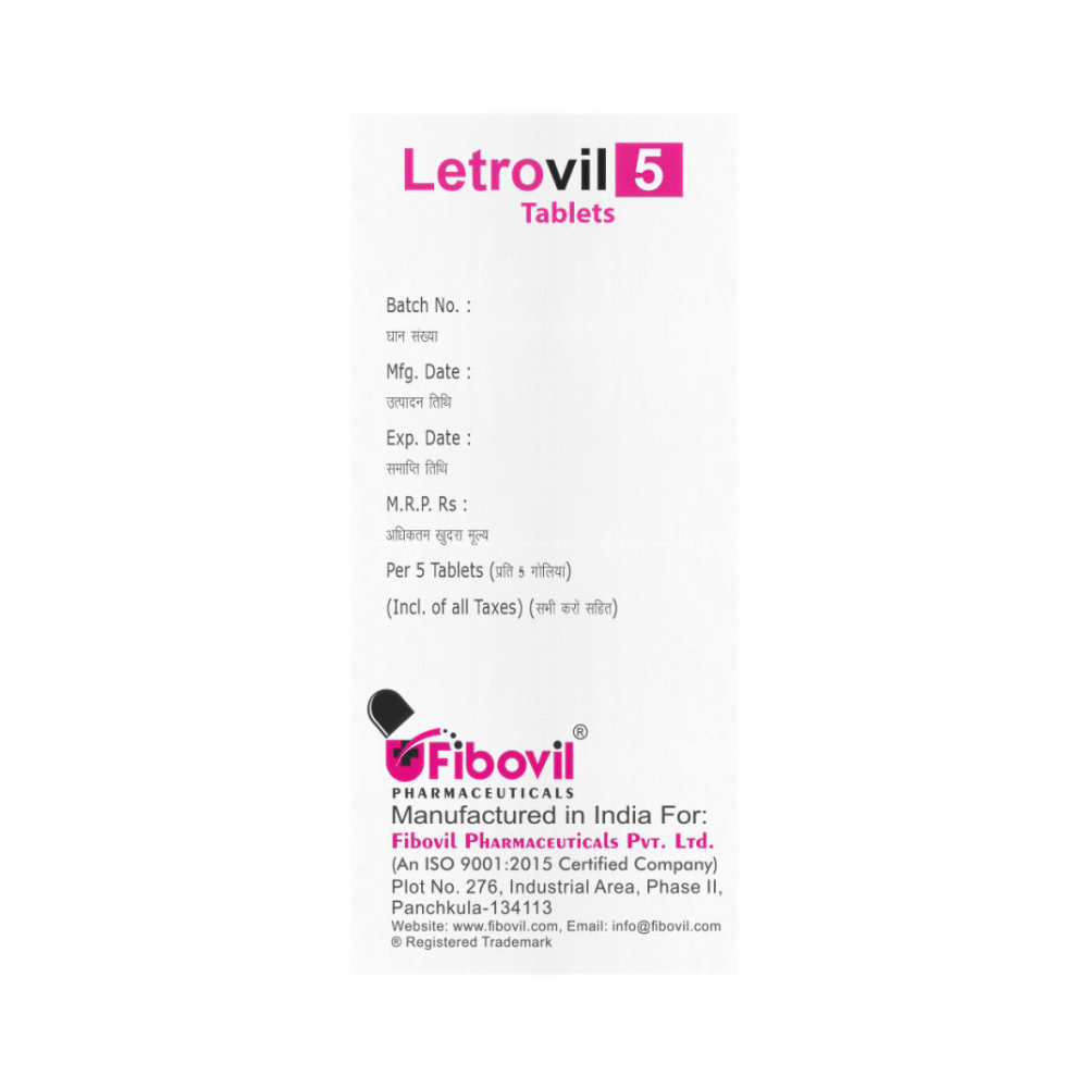 Letrovil 5 Tablet - Image 3