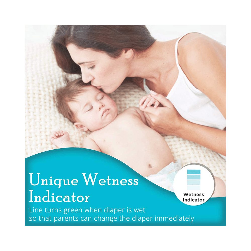 Mee Mee Breathable Premium Baby Diaper Pants with Wetness Indicator (32 Each) Small - Image 2