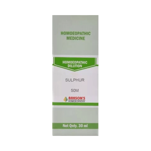 Bakson's Homeopathy Sulphur Dilution 50M - Image 1