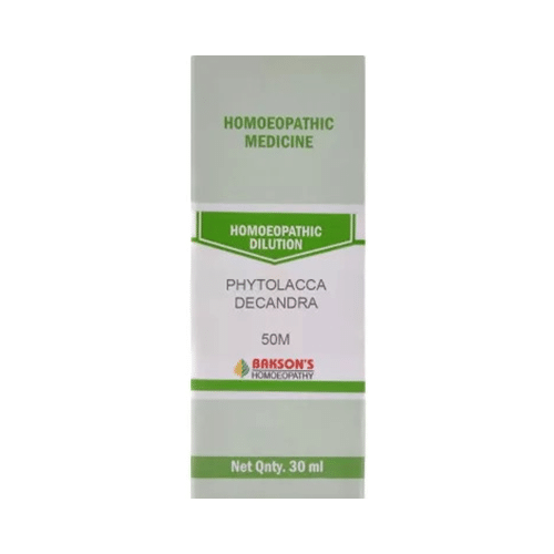 Bakson's Homeopathy Phytolacca Decandra Dilution 50M