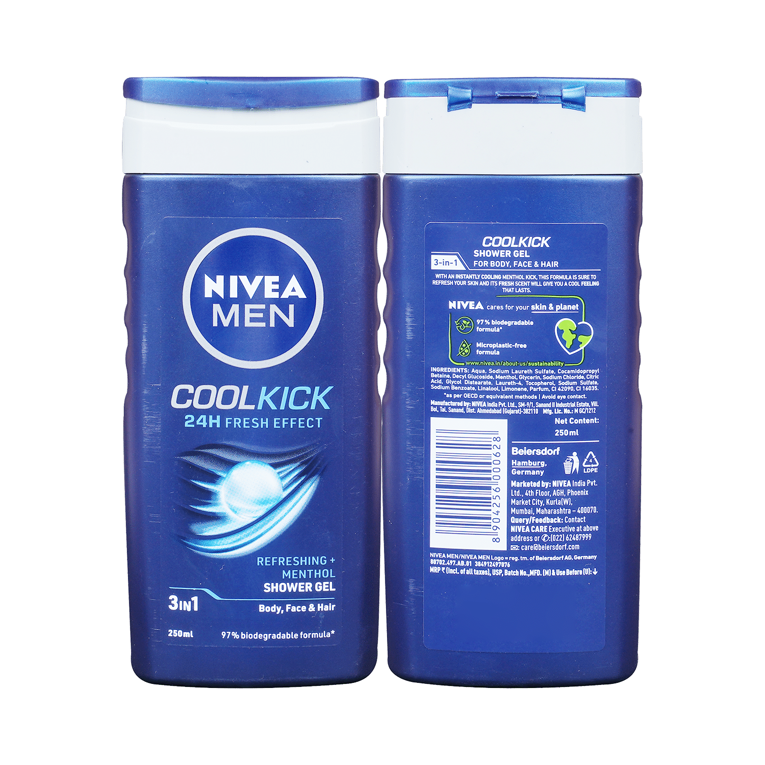 Nivea Men Shower Gel for Body, Skin & Hair | Coolkick