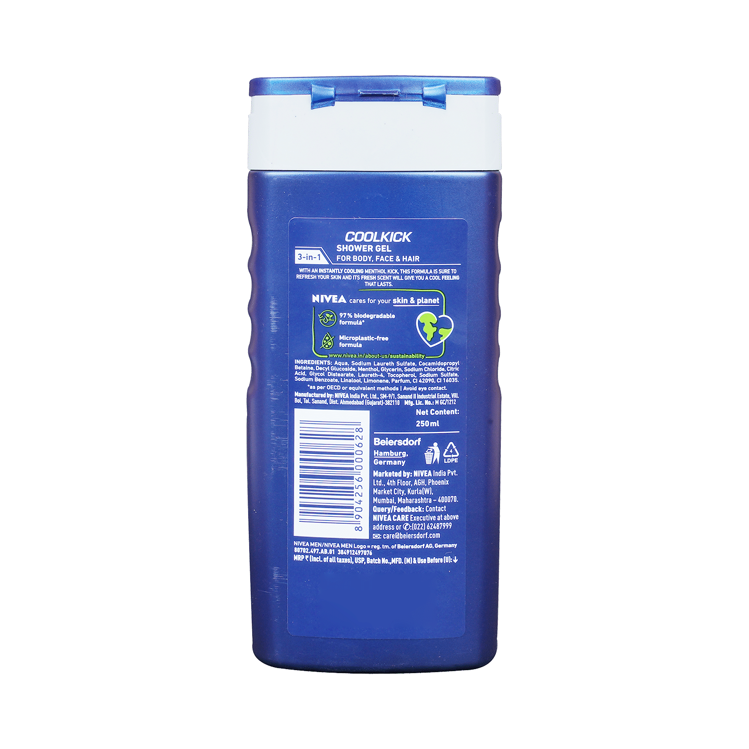 Nivea Men Shower Gel for Body, Skin & Hair | Coolkick - Image 3