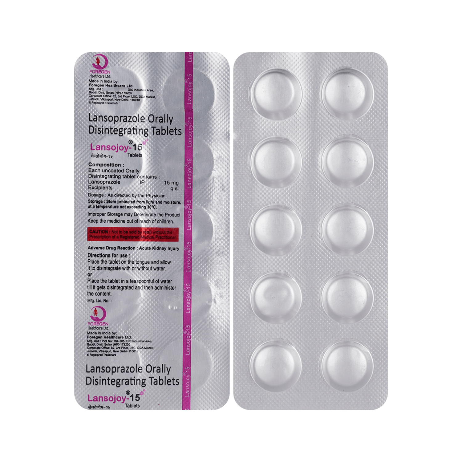 Lansojoy Tablet DT