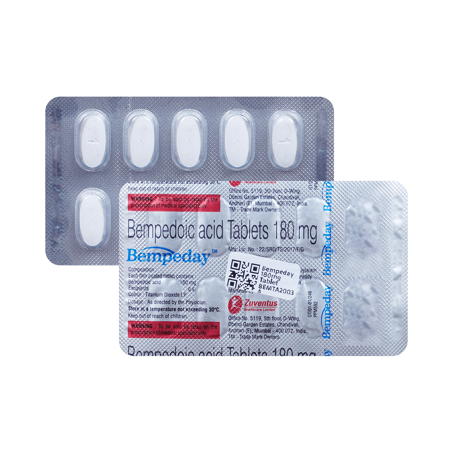 Bempeday 180mg Tablet