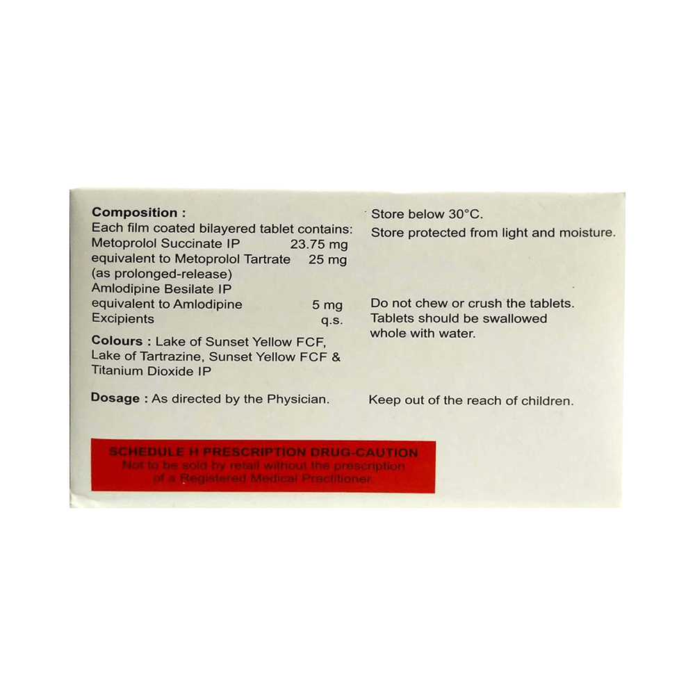 Met XL AM 25/5 Tablet PR - Image 2