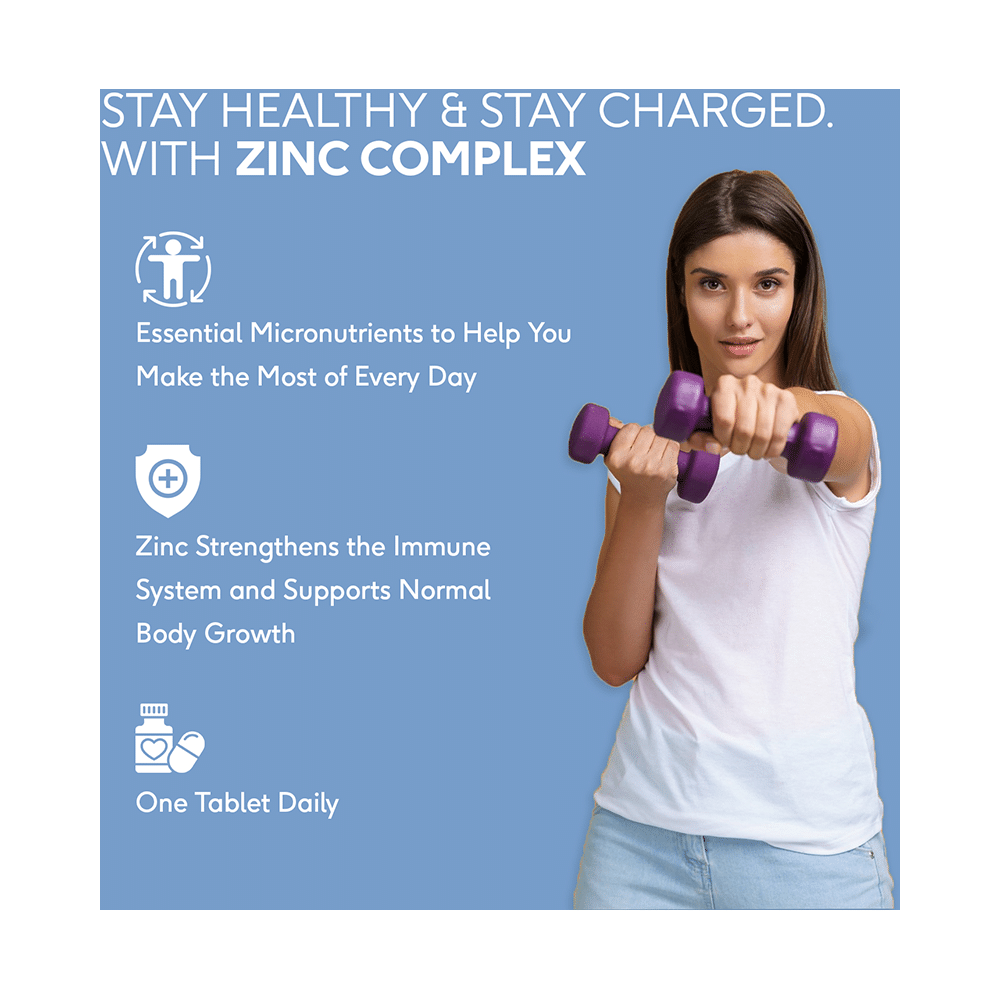 Healthkart HK Vitals Zinc Complex | Multivitamin & Multimineral with Grape Seed Extract for Energy & Immunity | Tablet - Image 8