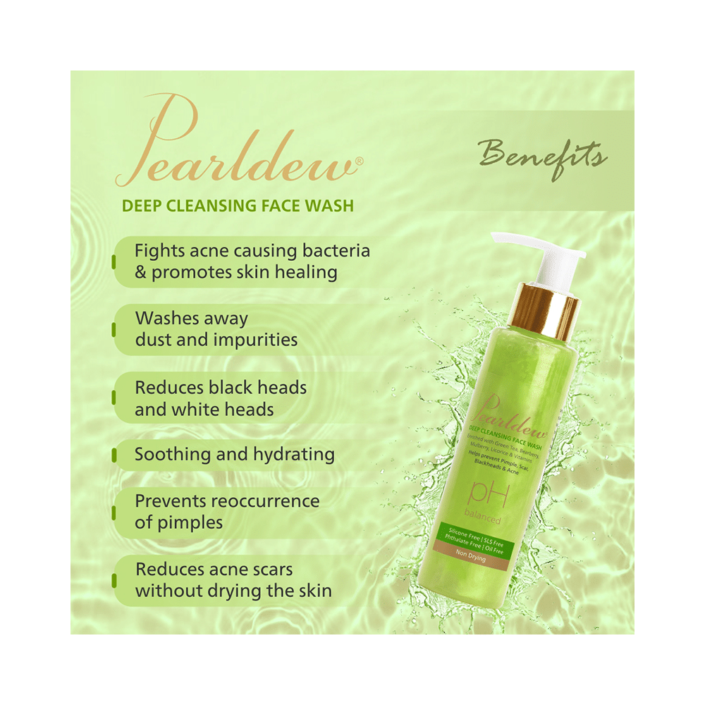 Pearldew Deep Cleansing Face Wash (100ml Each) - Image 6