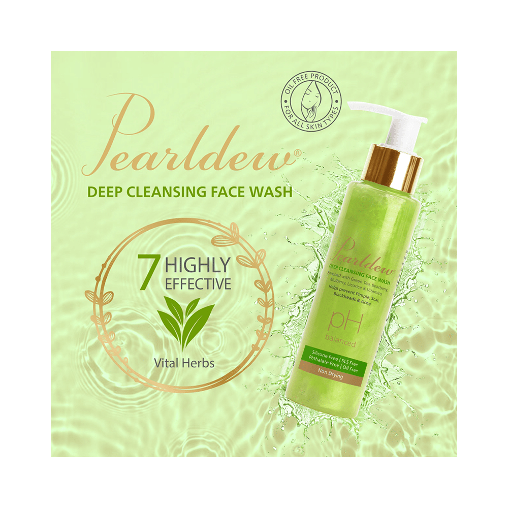 Pearldew Deep Cleansing Face Wash (100ml Each) - Image 4