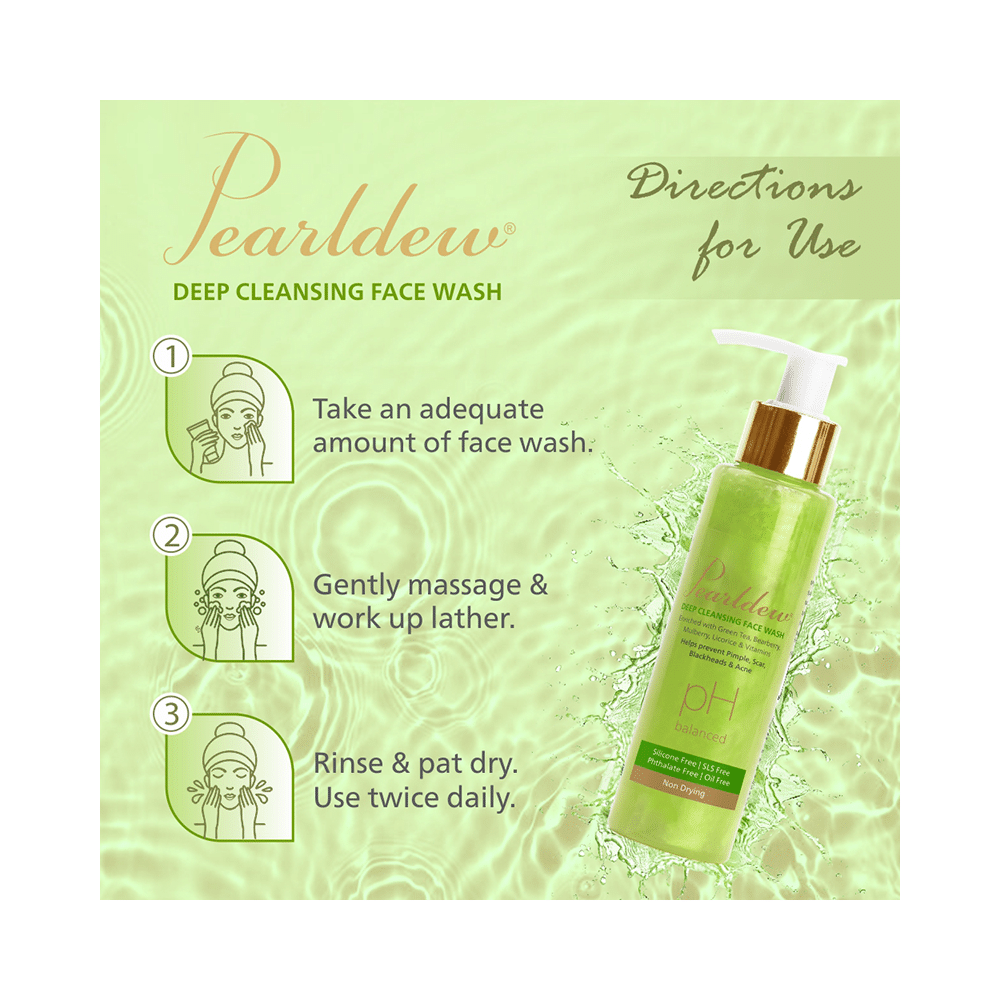 Pearldew Deep Cleansing Face Wash (100ml Each) - Image 9