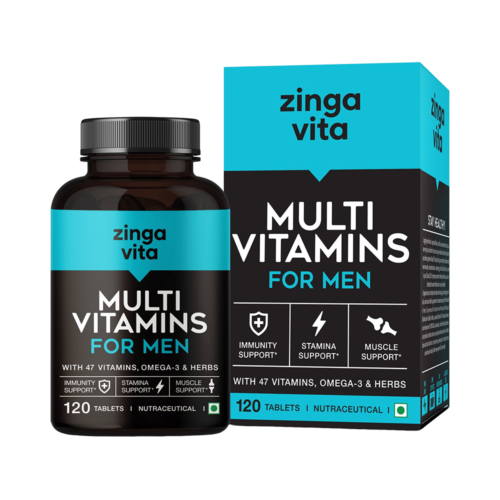 Zingavita Combo Pack of Multivitamin Tablet for Men Multivitamin Tablet for Women (120 Each) - Image 2