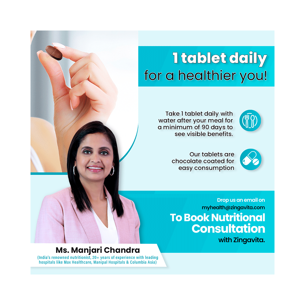 Zingavita Combo Pack of Multivitamin Tablet for Men Multivitamin Tablet for Women (120 Each) - Image 8