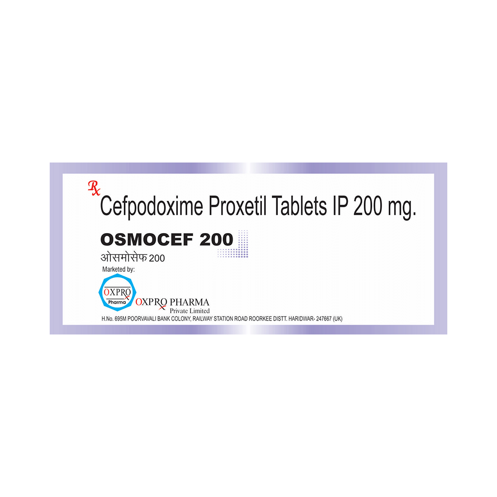 Osmocef 200 Tablet - Image 1