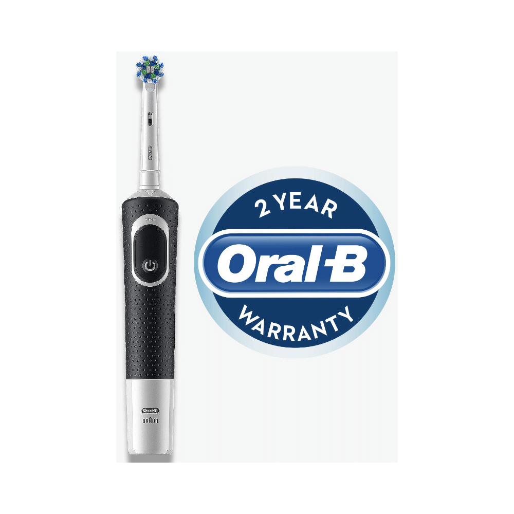Oral-B Vitality 100 Braun Cross Action Electric Rechargeable Toothbrush Black - Image 7