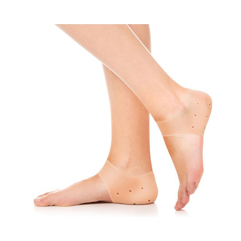 Healthgenie Silicone Gel Heel Pad Socks Aloevera Fragrance
