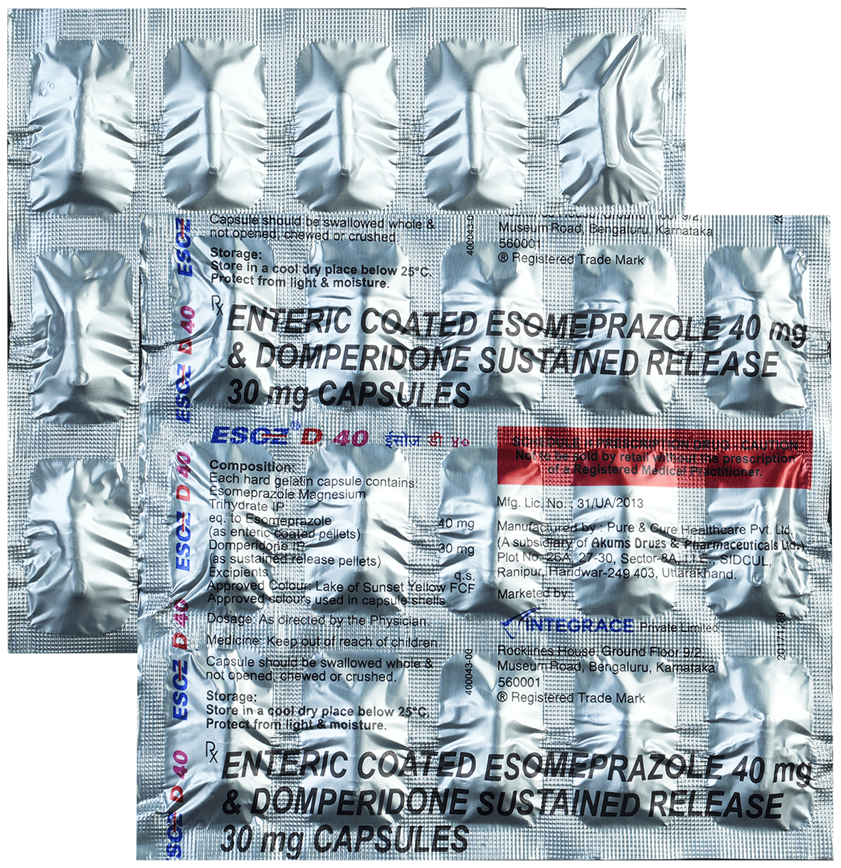 Esoz D 40 Capsule - Image 1