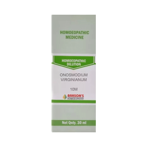 Bakson's Homeopathy Onosmodium Virginianum Dilution 10M - Image 1