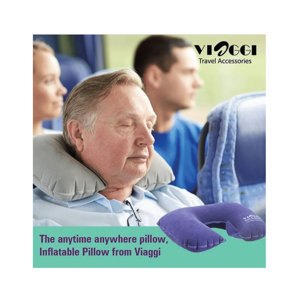Viaggi Inflatable Travel Neck Pillow - Image 3