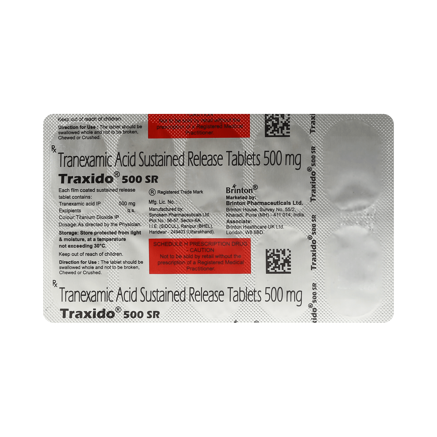 Traxido 500mg Tablet SR - Image 5