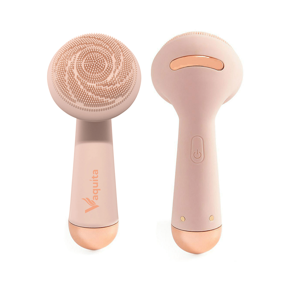 Vaquita Antimicrobial Silicone Face Scrubber and Cleanser Massager - Image 1