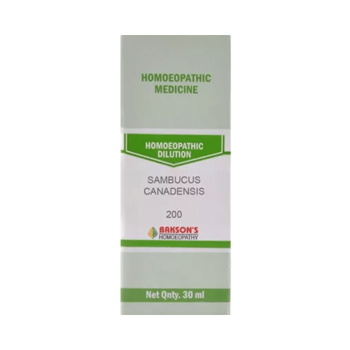 Bakson's Homeopathy Sambucus Canadensis Dilution 200 - Image 1