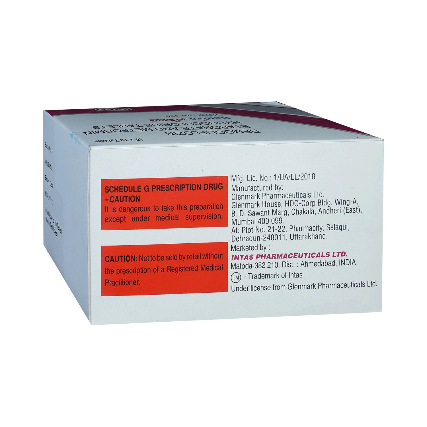 Reniva M 100mg/500mg Tablet - Image 3