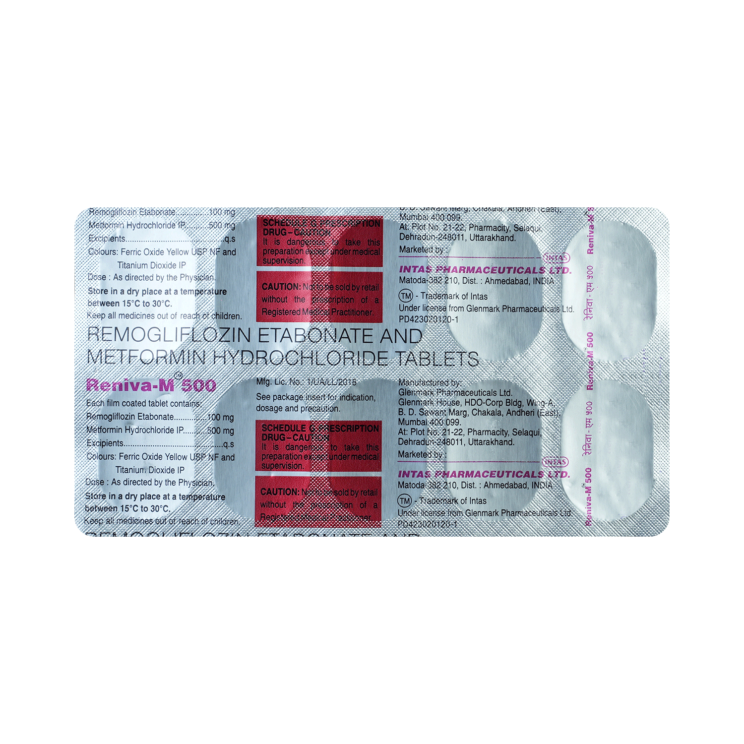 Reniva M 100mg/500mg Tablet - Image 6