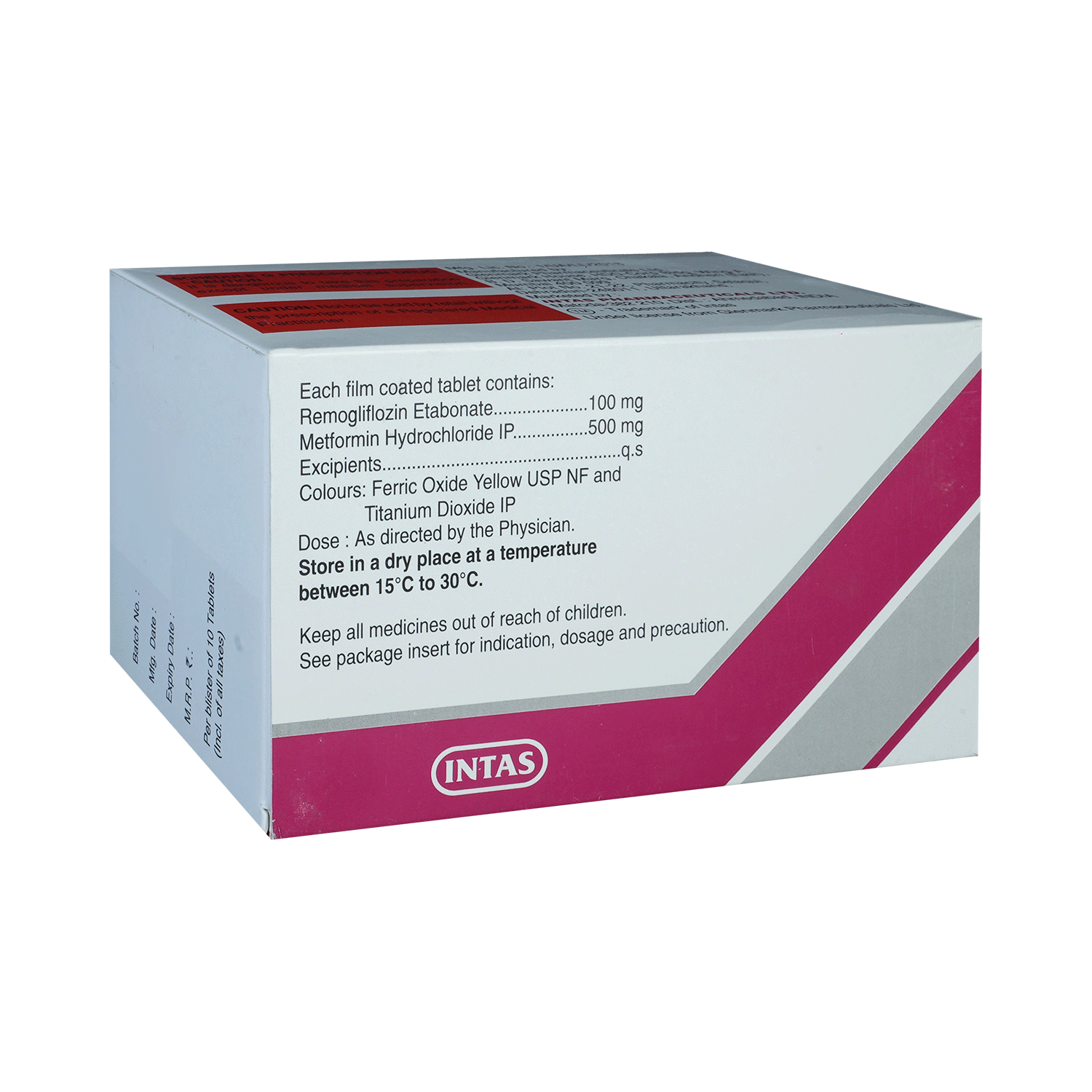 Reniva M 100mg/500mg Tablet - Image 4
