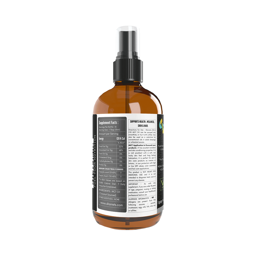Sharrets Nutritions C8 & C10 MCT Oil - Image 2