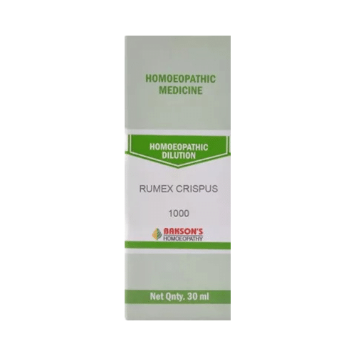 Bakson's Homeopathy Rumex Crispus Dilution 1000 CH - Image 1