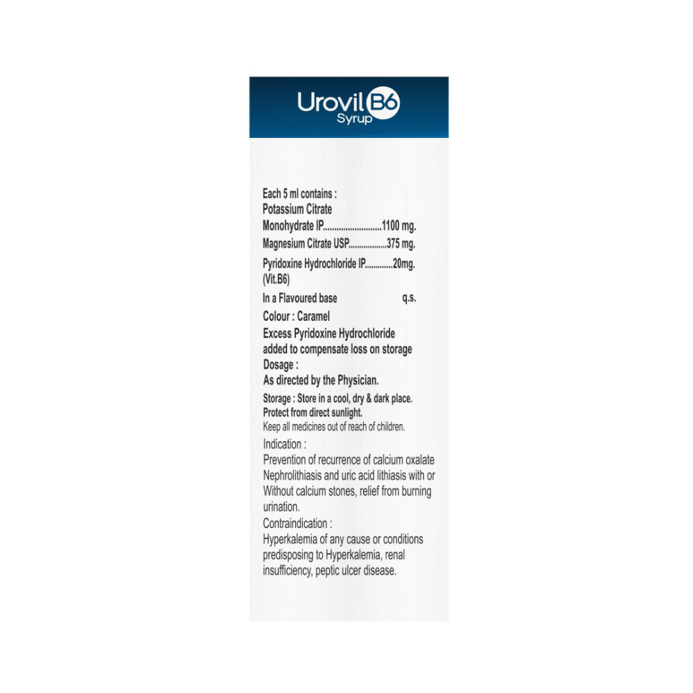 Urovil B6 Syrup Orange Sugar Free - Image 2