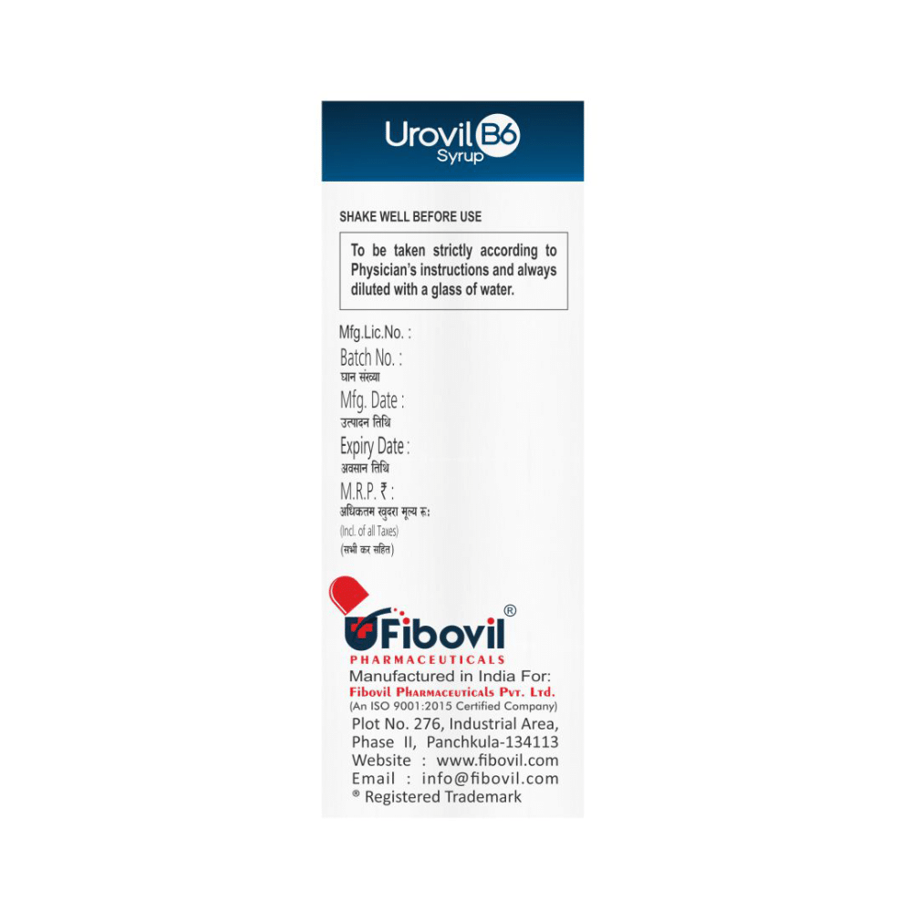 Urovil B6 Syrup Orange Sugar Free - Image 3