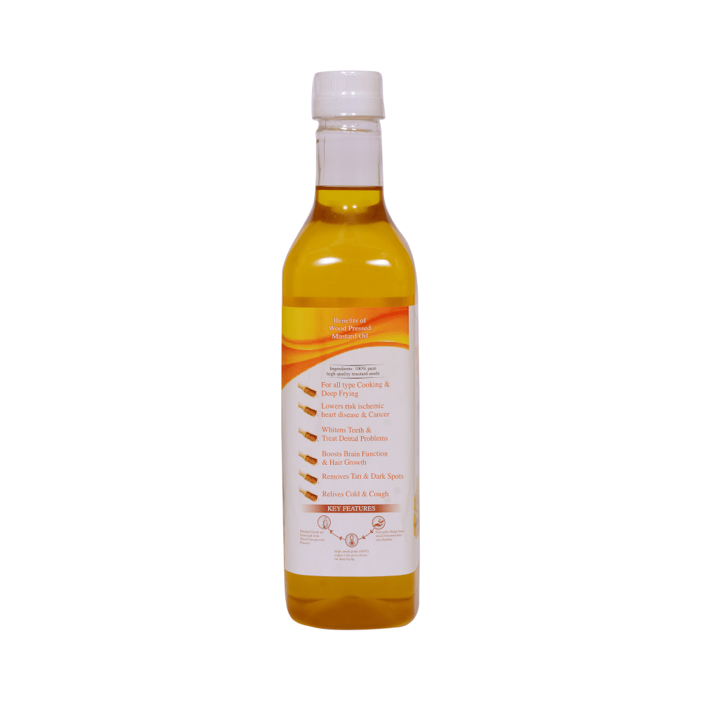 Dorjee Wellness Wood Pressed Yellow Mustard Oil - Image 2