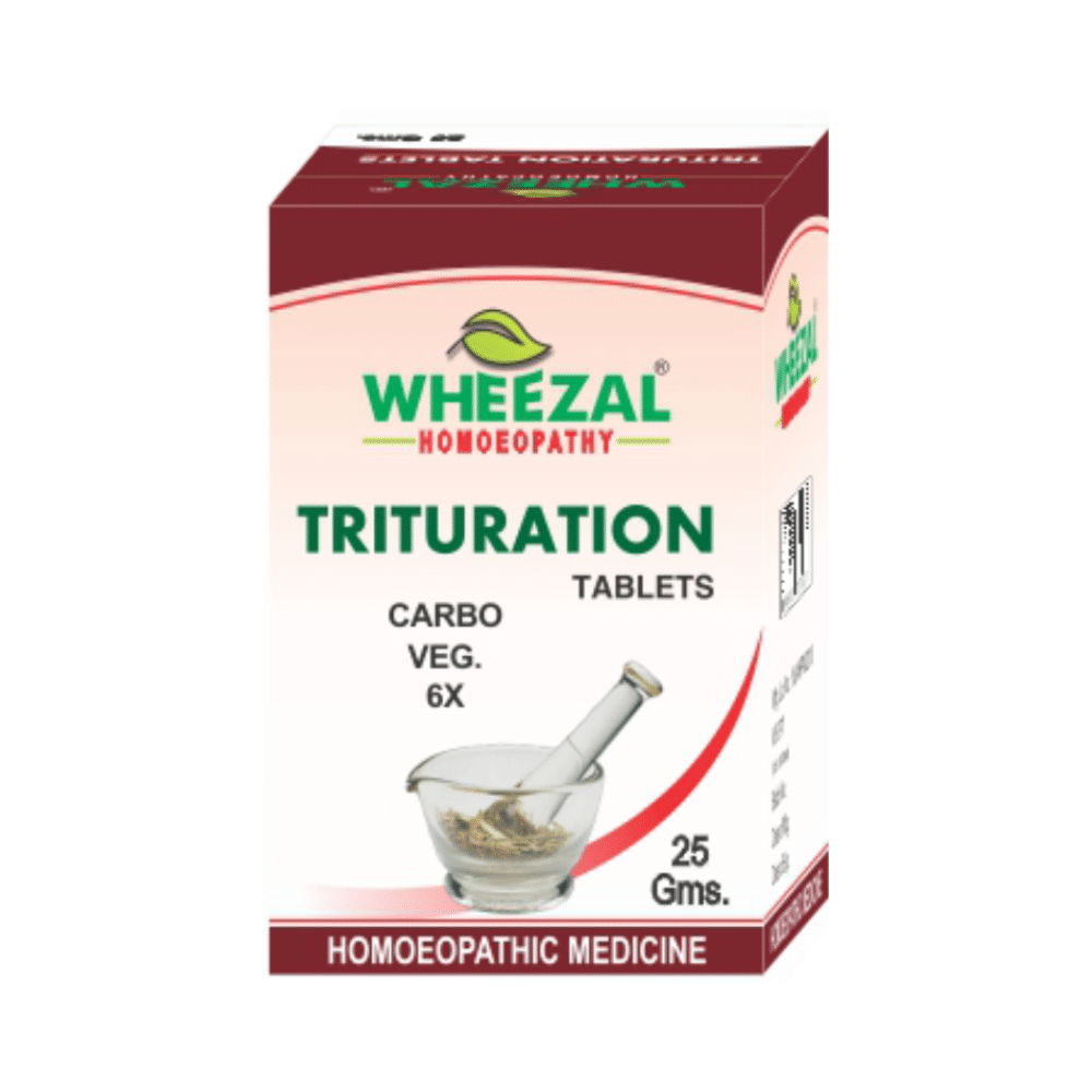 Wheezal Carbo Veg Trituration Tablet 6X
