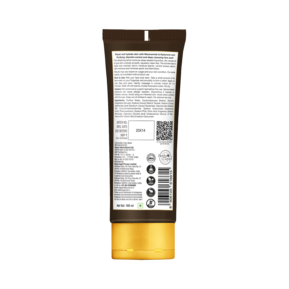 WOW Skin Science Niacinamide Face Wash - Image 2