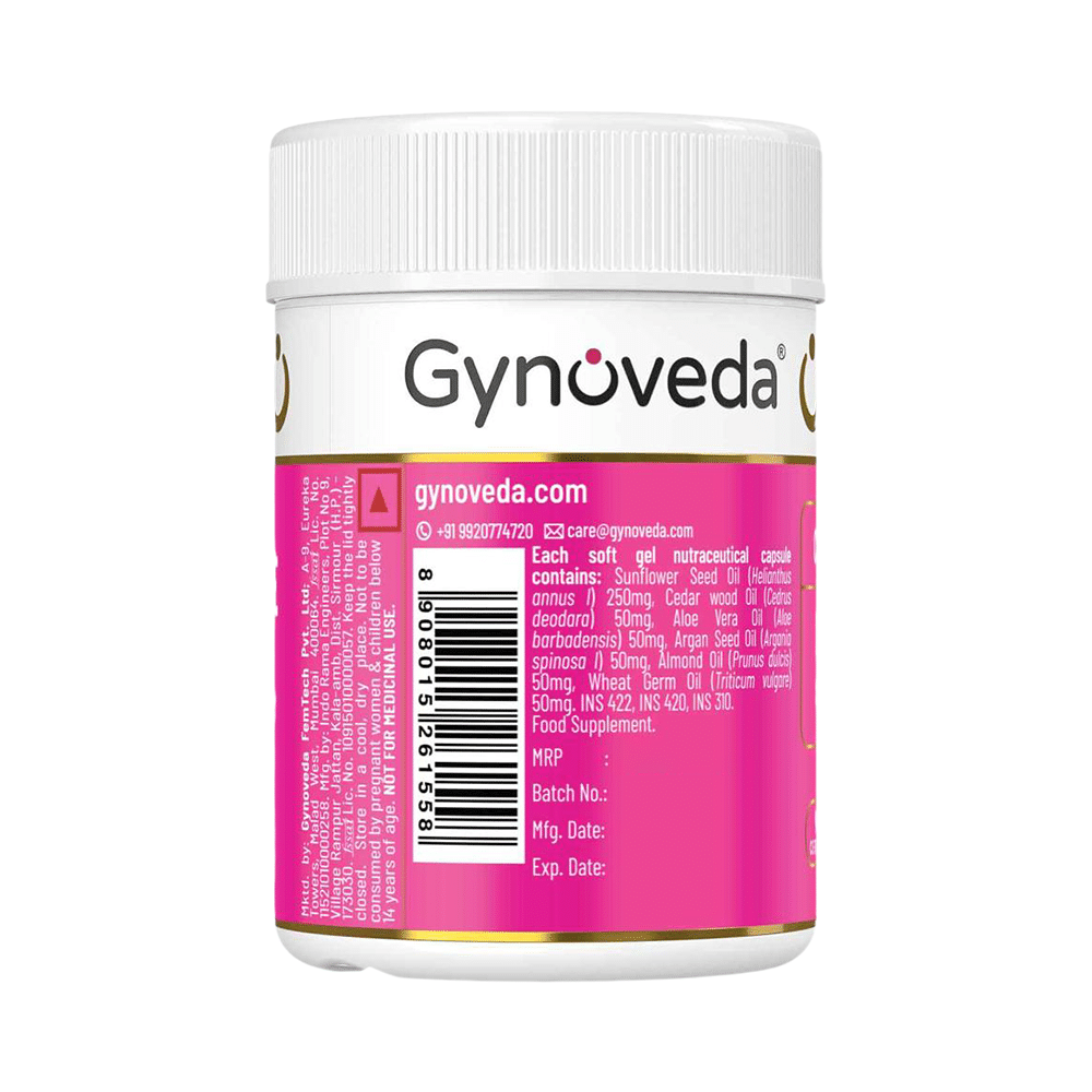 Gynoveda Ayurvedic Vitamin E Capsule (30 Each) - Image 2