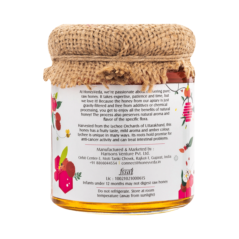 HoneyVeda Lychee Honey - Image 2
