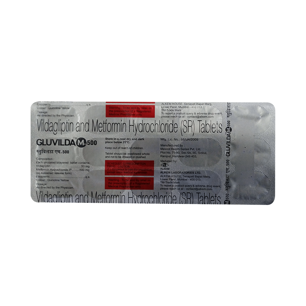 Gluvilda M +500 Tablet SR - Image 4