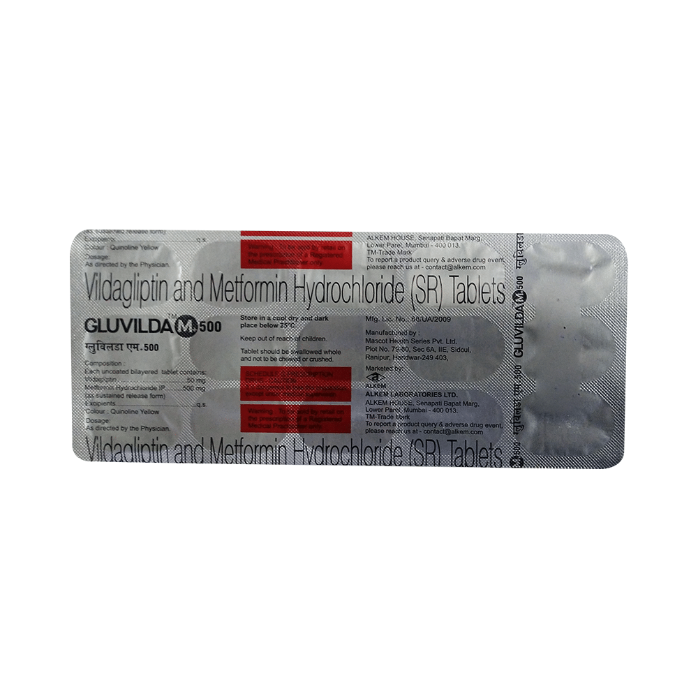Gluvilda M +500 Tablet SR - Image 8
