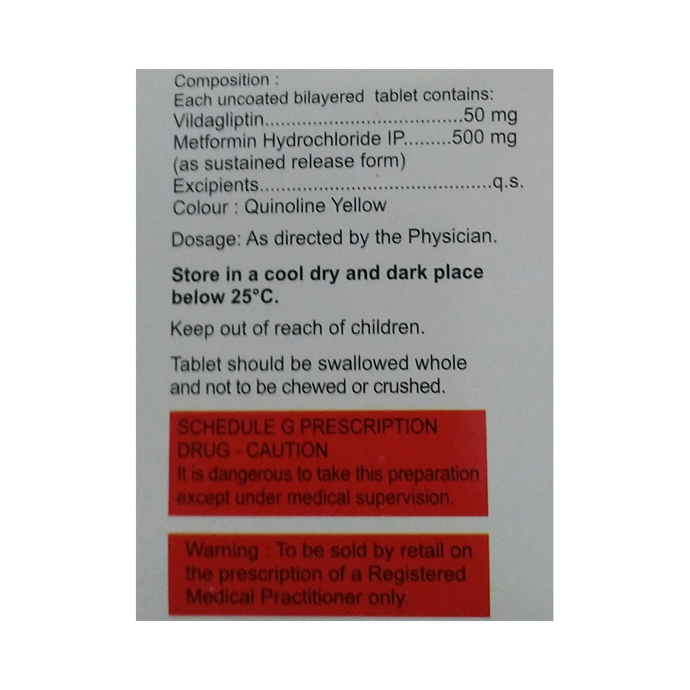 Gluvilda M +500 Tablet SR - Image 2