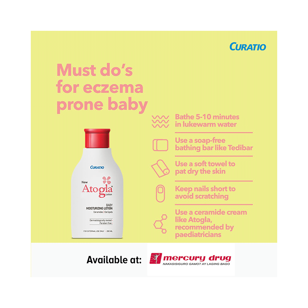 Tedibar Tedibar Atogla Baby Moisturizing Lotion with Ceramides & Oat Lipids | Derma Care | Paraben-Free | Dermatologically Tested - Image 9