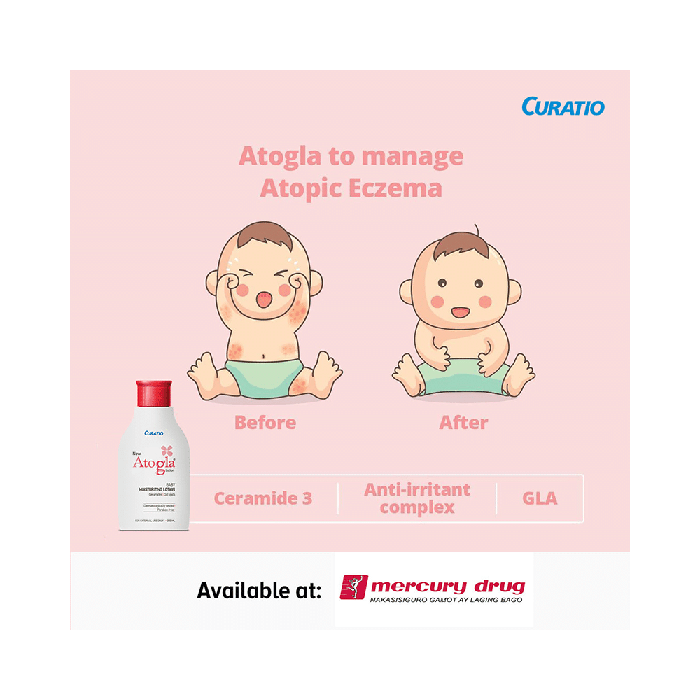 Tedibar Tedibar Atogla Baby Moisturizing Lotion with Ceramides & Oat Lipids | Derma Care | Paraben-Free | Dermatologically Tested - Image 3