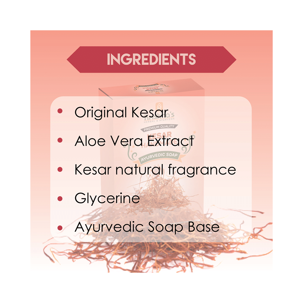 Krishna's Kesar Handmade Soap - Image 5