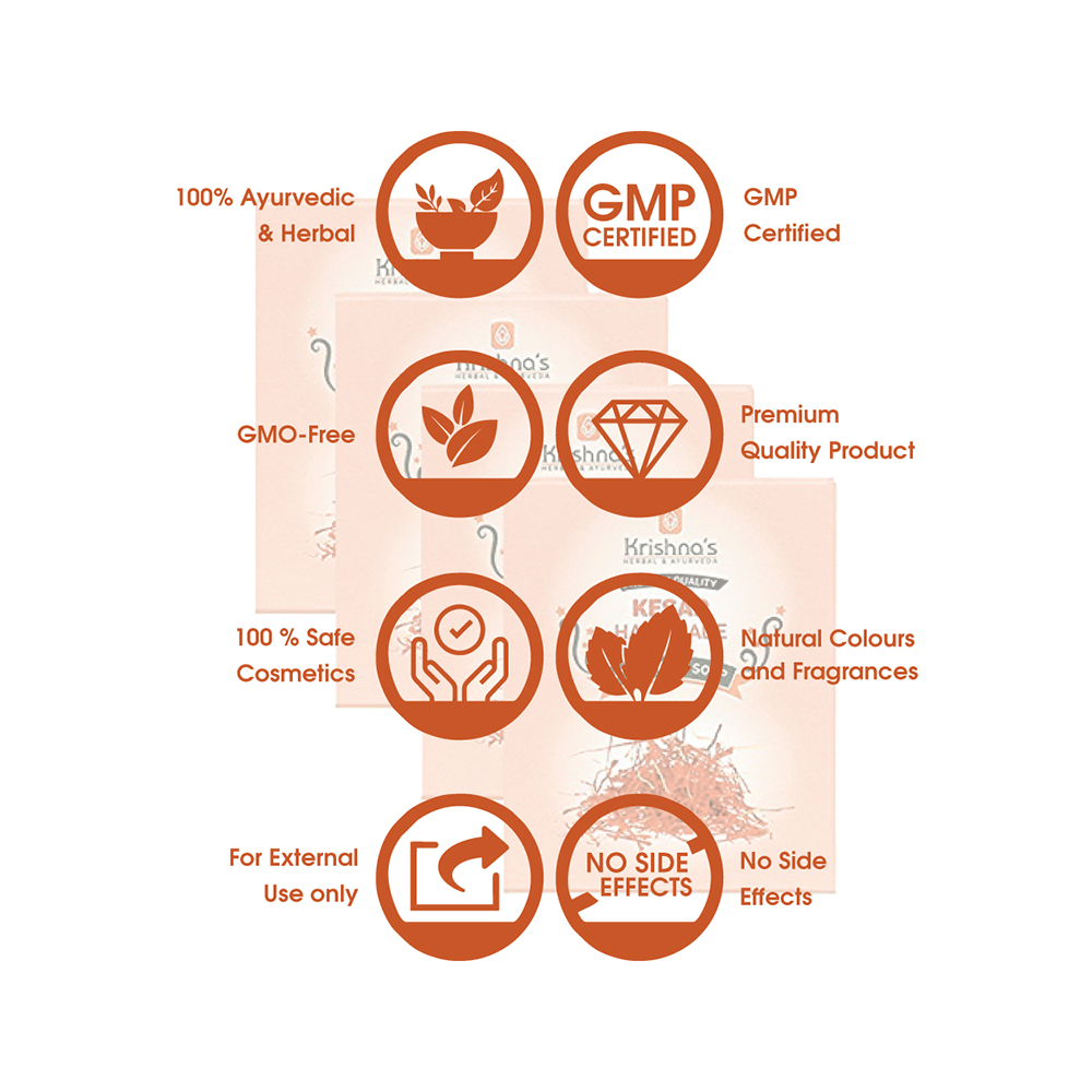 Krishna's Kesar Handmade Soap - Image 6