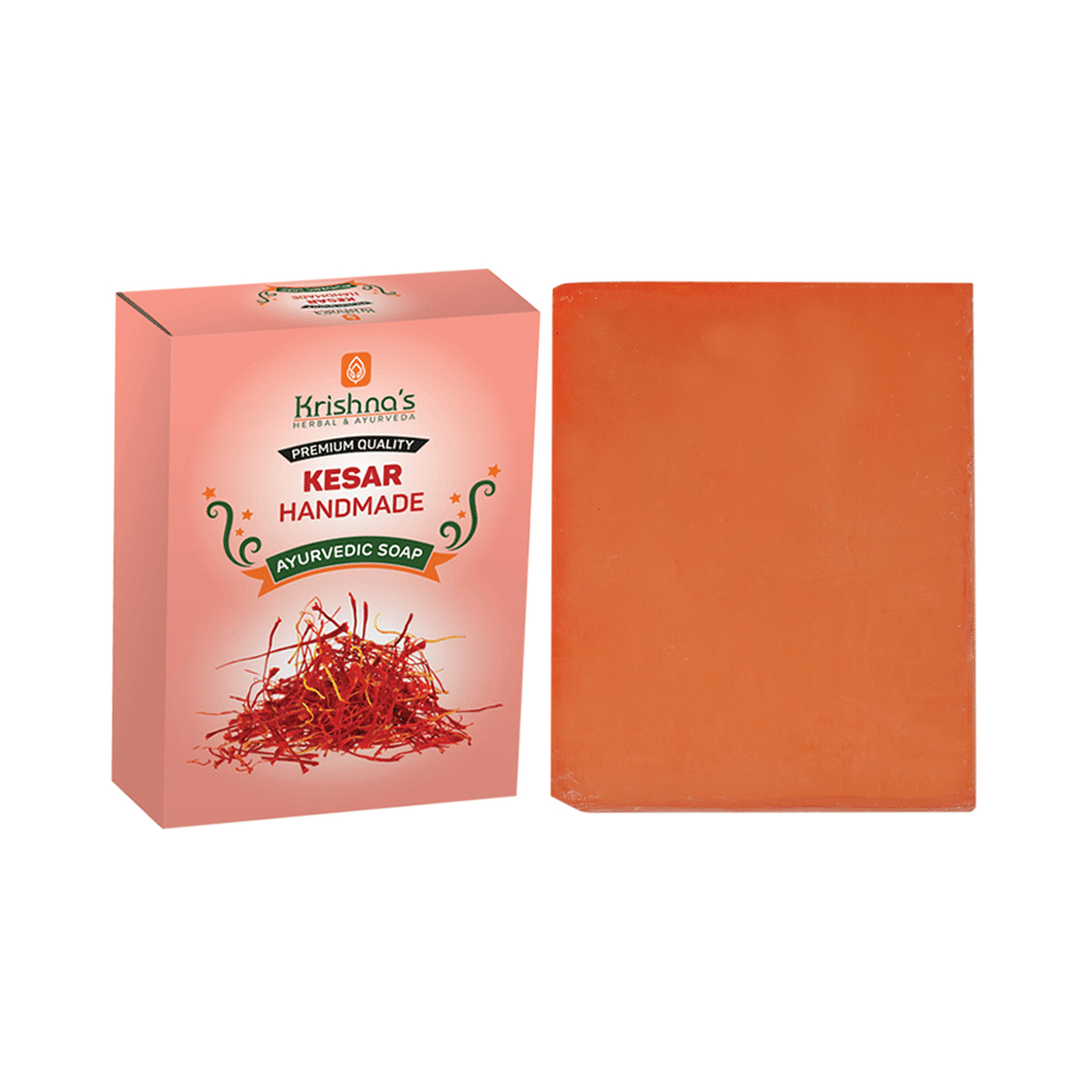 Krishna's Kesar Handmade Soap - Image 3