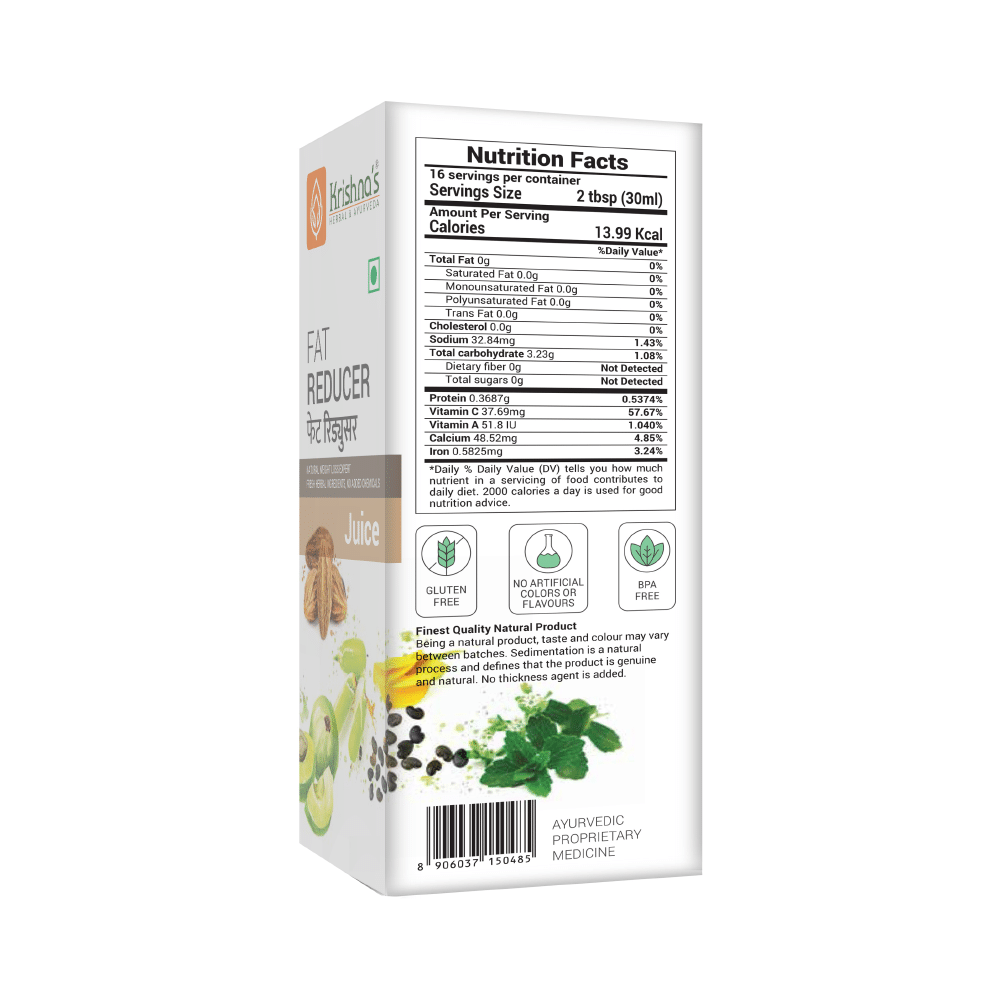 Krishna's Fat Reducer Tonic | Supports Weight Management - Image 2