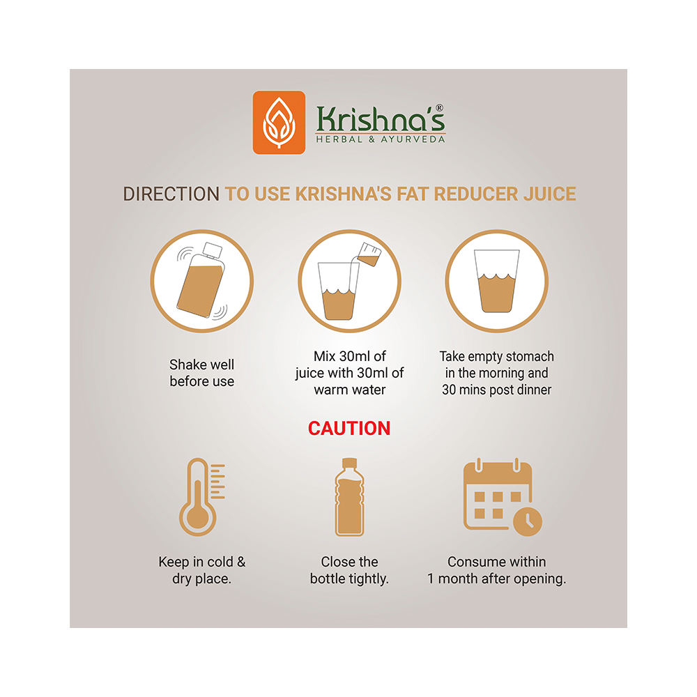 Krishna's Fat Reducer Tonic | Supports Weight Management - Image 8